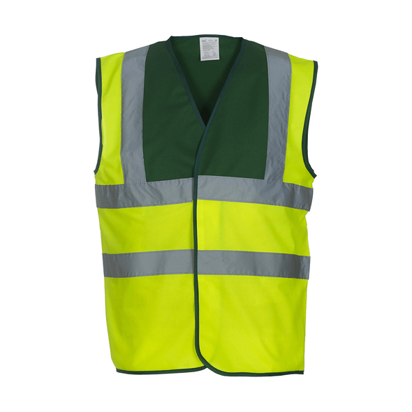 Gilet sécurité sales vert fluo